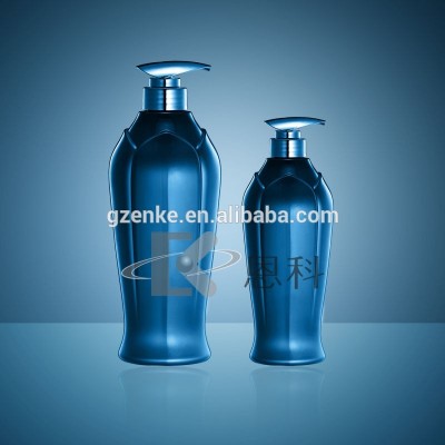 Luxury plastic bottle lotion container packaging 500ml 750ml  for shampoo bottle pump