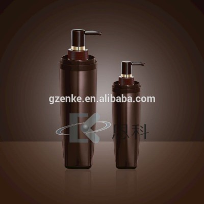 Hot sale 500ml 800ml PET refillable plastic shampoo bottle with pump