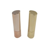 wholesale customized plastic lipstick tube container UV gold 3g